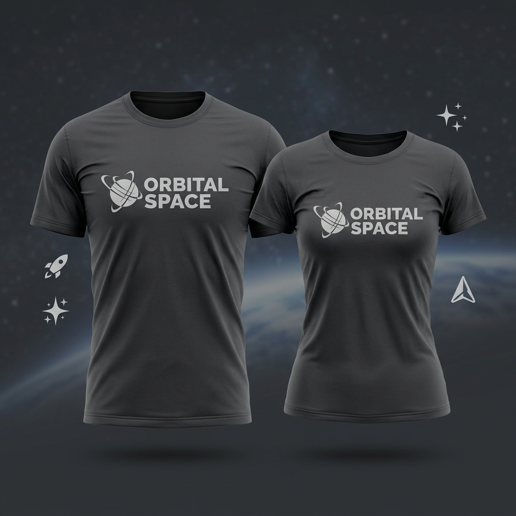 Orbital Space logo tee